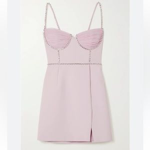 ‼️SALE‼️Self Portrait Pink Mini Crepe Dress